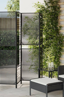vidaXL 365380 - Room Divider 5 Panels Poly Rattan