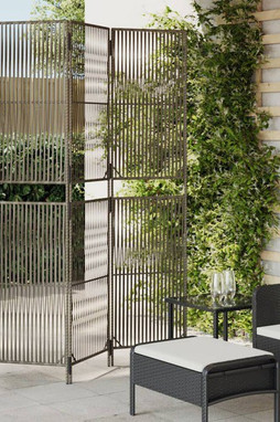 vidaXL 365394 - Room Divider 4 Panels Poly Rattan