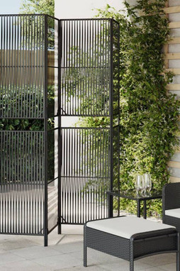 vidaXL 365396 - Room Divider 5 Panels Poly Rattan