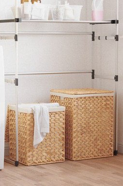 vidaXL 355183 - Paniers à linge 2 pcs hyacinthe deau