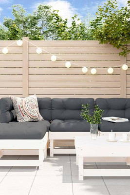 vidaXL 3186516 - 5 Piece Garden Lounge Set Solid Wood Pine