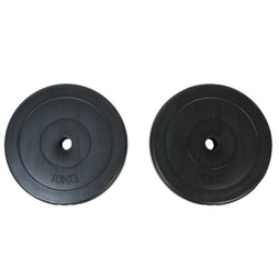 vidaXL 90269 - Plaques de poids 2 x 10 kg