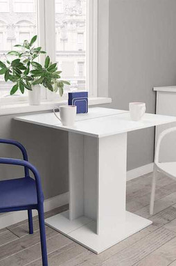 vidaXL 800252 - Dining Table 80x80x75 cm Engineered Wood