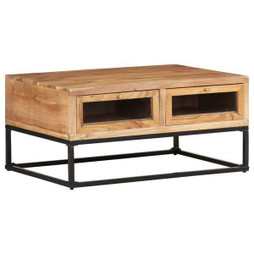 vidaXL 323506 - Coffee Table 90x60x40 cm Solid Acacia Wood