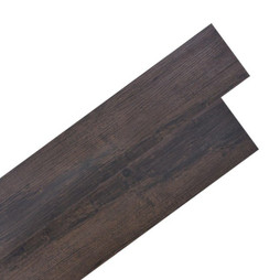 vidaXL 245177 - Self-adhesive PVC Flooring Planks 5.02 m² 2 mm Dark