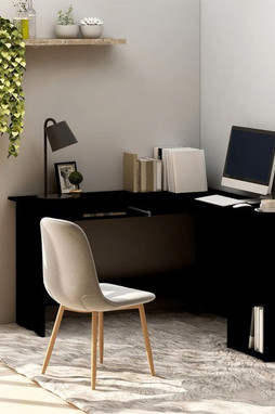 vidaXL 800748 - L-Shaped Corner Desk 120x140x75 cm Engineered Wood