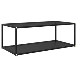 vidaXL 322898 - Coffee Table 100x50x35 cm Tempered Glass