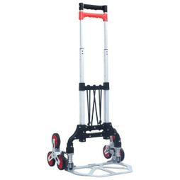 vidaXL 146445 - Chariot descalier pliable 70 kg Aluminium Argenté