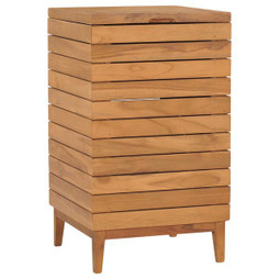 vidaXL 289076 - Panier à linge 40x40x70 cm Bois de teck massif