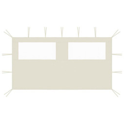 vidaXL 3070421 - Gazebo Sidewall with Windows 4x2 m