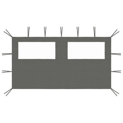 vidaXL 3070423 - Gazebo Sidewall with Windows 4x2 m