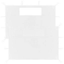 vidaXL 3070428 - Gazebo Sidewalls with Windows 2 pcs