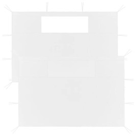 vidaXL 3070428 - Gazebo Sidewalls with Windows 2 pcs