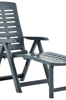 vidaXL 48758 - Folding Sun Lounger Plastic