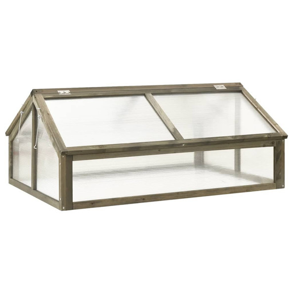 vidaXL 316416 - Greenhouse 114x80x50 cm Firwood