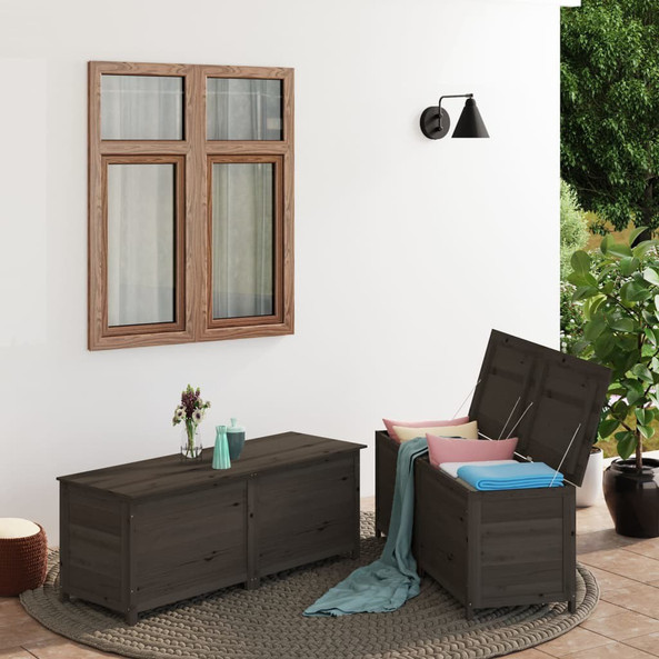 vidaXL 152172 - Boîte à coussins extérieur 150x50x56 cm Sapin massif