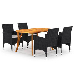 vidaXL 3071983 - 5 Piece Garden Dining Set