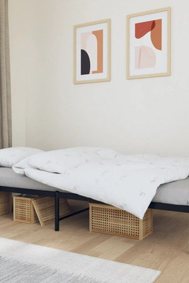 vidaXL 350840 - Metal Bed Frame without Mattress 100x190cm