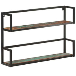 vidaXL 321073 - Wall Shelf 90x20x60 cm Solid Reclaimed Wood