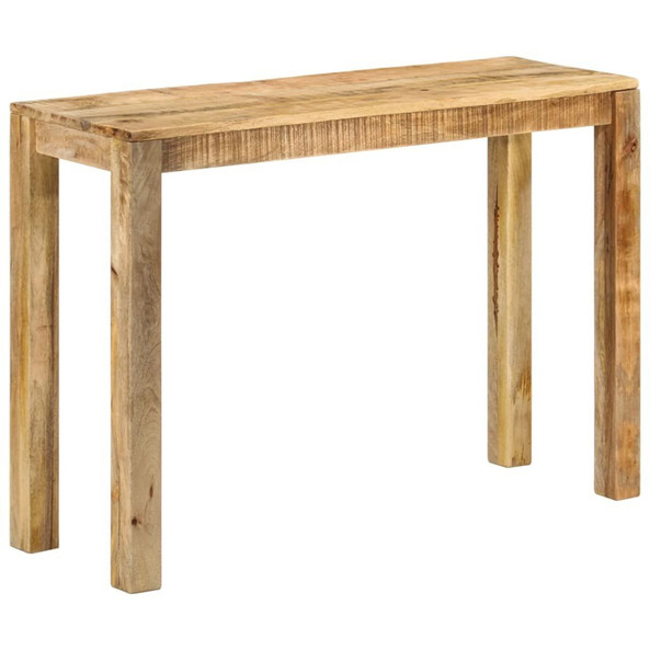 vidaXL 337270 - Console Table 110x35x76 cm Rough Mango Wood