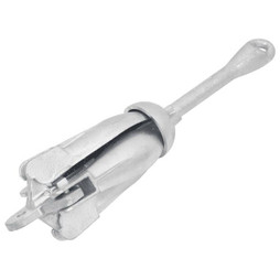 vidaXL 94271 - Ancre pliable argenté 6 kg fonte galvanisée à chaud