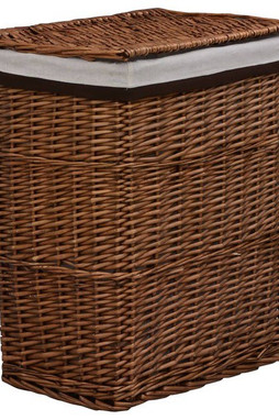 vidaXL 286979 - Panier à linge Marron Saule