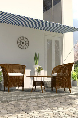 vidaXL 143749 - Auvent rétractable 300x150 cm et blanc