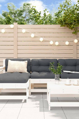 vidaXL 3186061 - 5 Piece Garden Lounge Set with Cushions Solid Wood