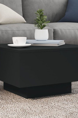 vidaXL 836575 - Coffee Table with LED Lights 55x55x31 cm