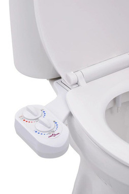 vidaXL 145291 - Bidet Toilet Seat Attachment Hot Cold Water Single Nozzle