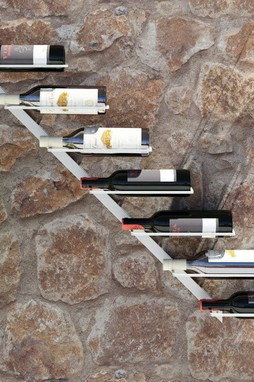 vidaXL 340896 - Casier à vin mural pour 7 bouteilles Fer