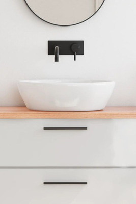 vidaXL 3156117 - Bathroom Countertop Light 80x40x(2-4) cm Treated Solid Wood
