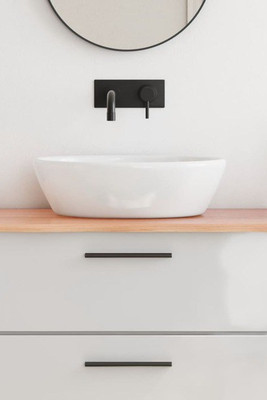 vidaXL 3156122 - Bathroom Countertop Light 80x60x2 cm Treated Solid Wood