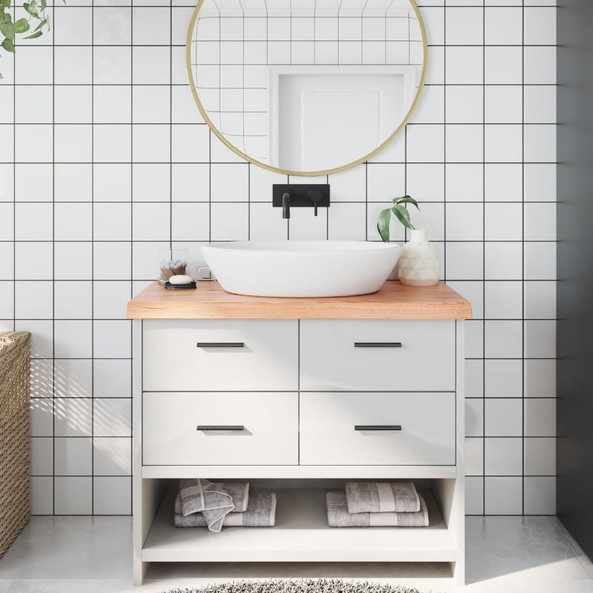 vidaXL 3156136 - Bathroom Countertop Light 100x60x(2-6)cm Treated Solid Wood