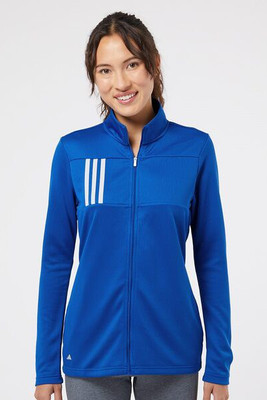 Adidas A483 - Women's 3-Stripes Double Knit Full-Zip