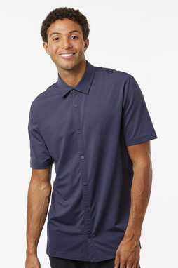 Adidas A595 - Button Down Short Sleeve Shirt