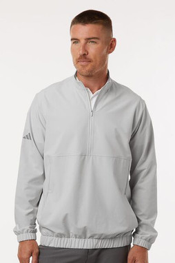 Adidas A705 - Jersey tejido con media cremallera