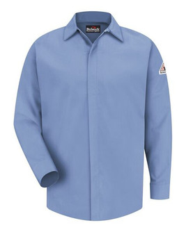 Bulwark SLS2T - Concealed-Gripper Pocketless Work Shirt - Tall Sizes