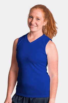 C2 Sport 5663 - Women's Sleeveless V-Neck T-Shirt