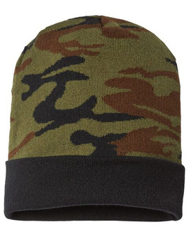 CAP AMERICA RKC12 - USA-Made Camo Cuffed Beanie