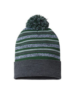 CAP AMERICA RKL12 - USA-Made Striped Beanie