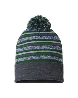 CAP AMERICA RKL12 - USA-Made Striped Beanie