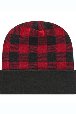 CAP AMERICA RKP12 - USA-Made Plaid Beanie