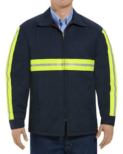 Red Kap JT50EN - Enhanced Visibility Perma-Lined Panel Jacket