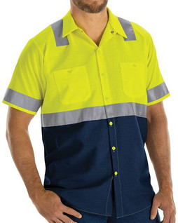 Red Kap SY24 - Enhanced & Hi-Visibility Work Shirt