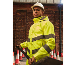 REGATTA RGW457 - HI-VIS PRO CONTRACT DOVER JACKET