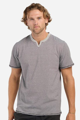 Boxercraft BM2401 - Striped V-Notch T-Shirt