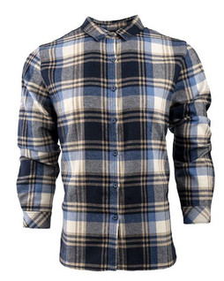Burnside 5212 - Camisa de franela de manga larga teñida sin bolsillos para mujer