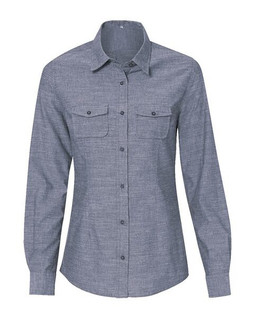Burnside 5255 - Camisa de chambray para mujer