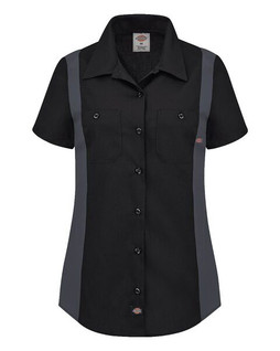 Dickies L24S - Womens Short Sleeve Industrial Colorblocked Shirt